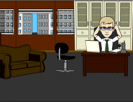 -Mitchell in Office    Bitstrips